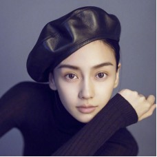 Mujers Faux Leather Beret Beanie Skull Cap Vintage Style Army Military Hat T294  eb-08052635